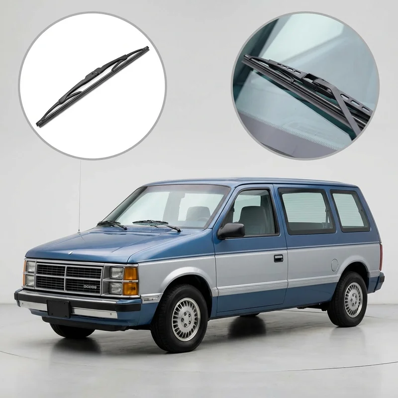 Driver Side Wiper Blade for Dodge Mini Ram (1984 - 1988) - 1